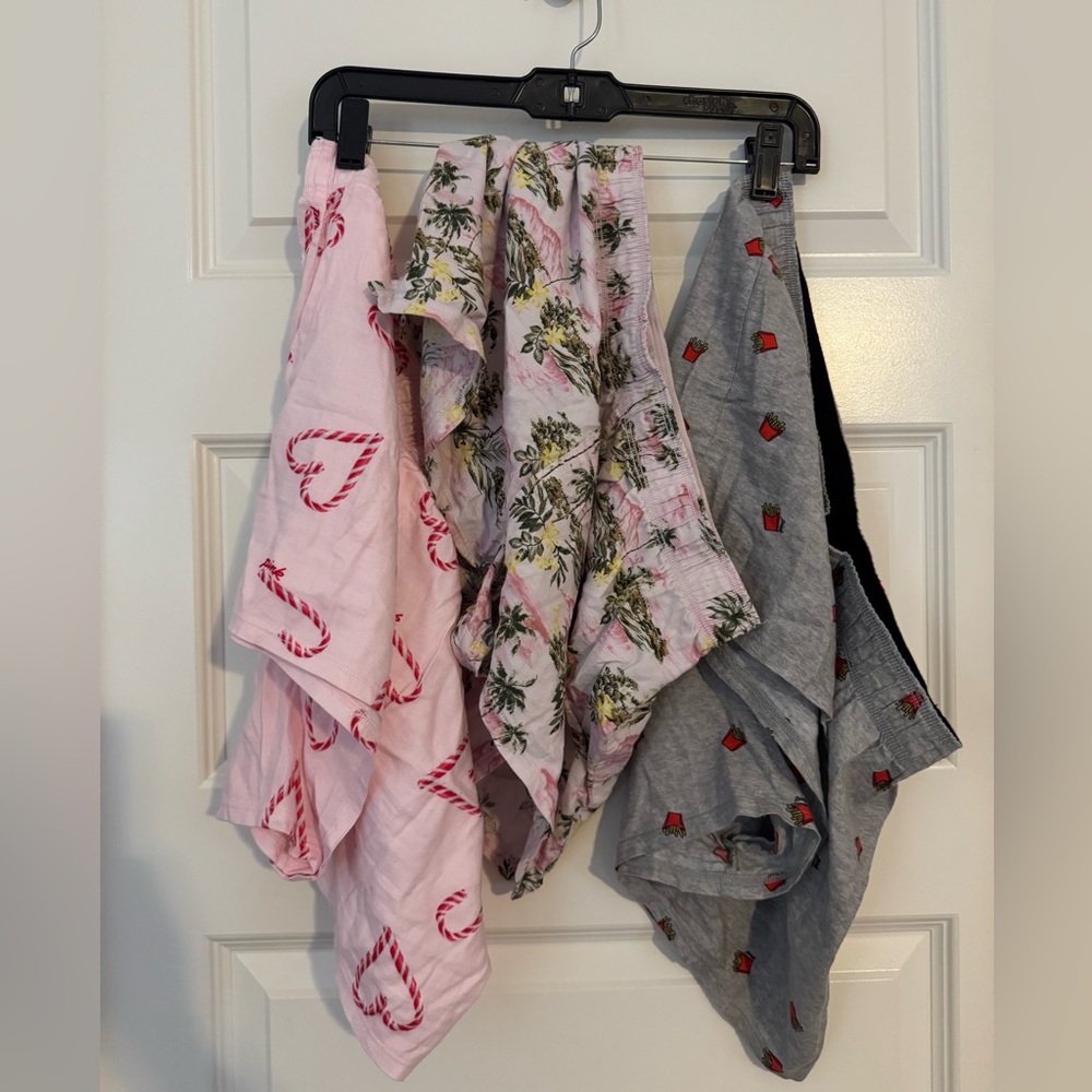 PINK Victoria's Secret sleep shorts bundle